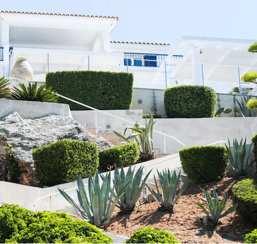 Construcción de jardín en la Costa del Sol